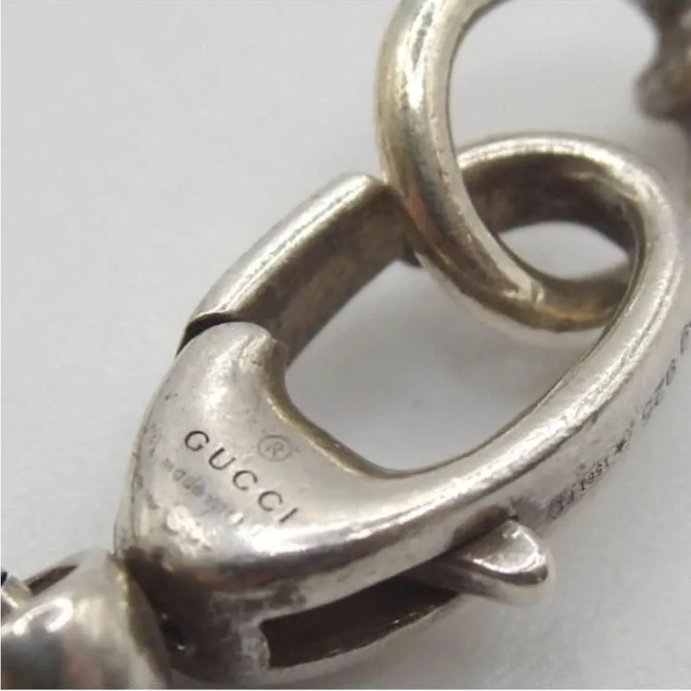 Gucci, Sterling Silver Chain Necklace authentic unisex - Picture 6 of 6